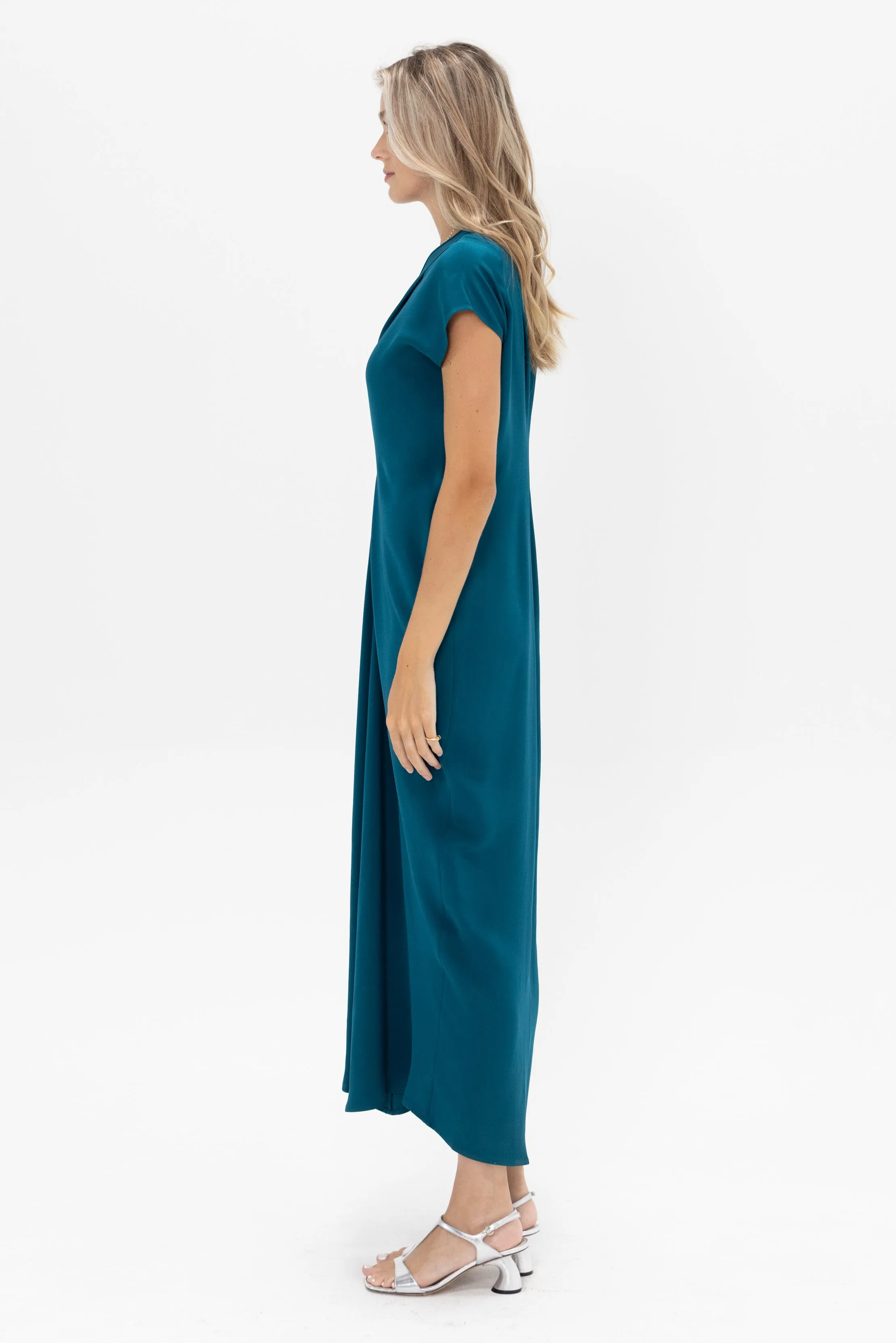 Long Muse Dress, Aegean