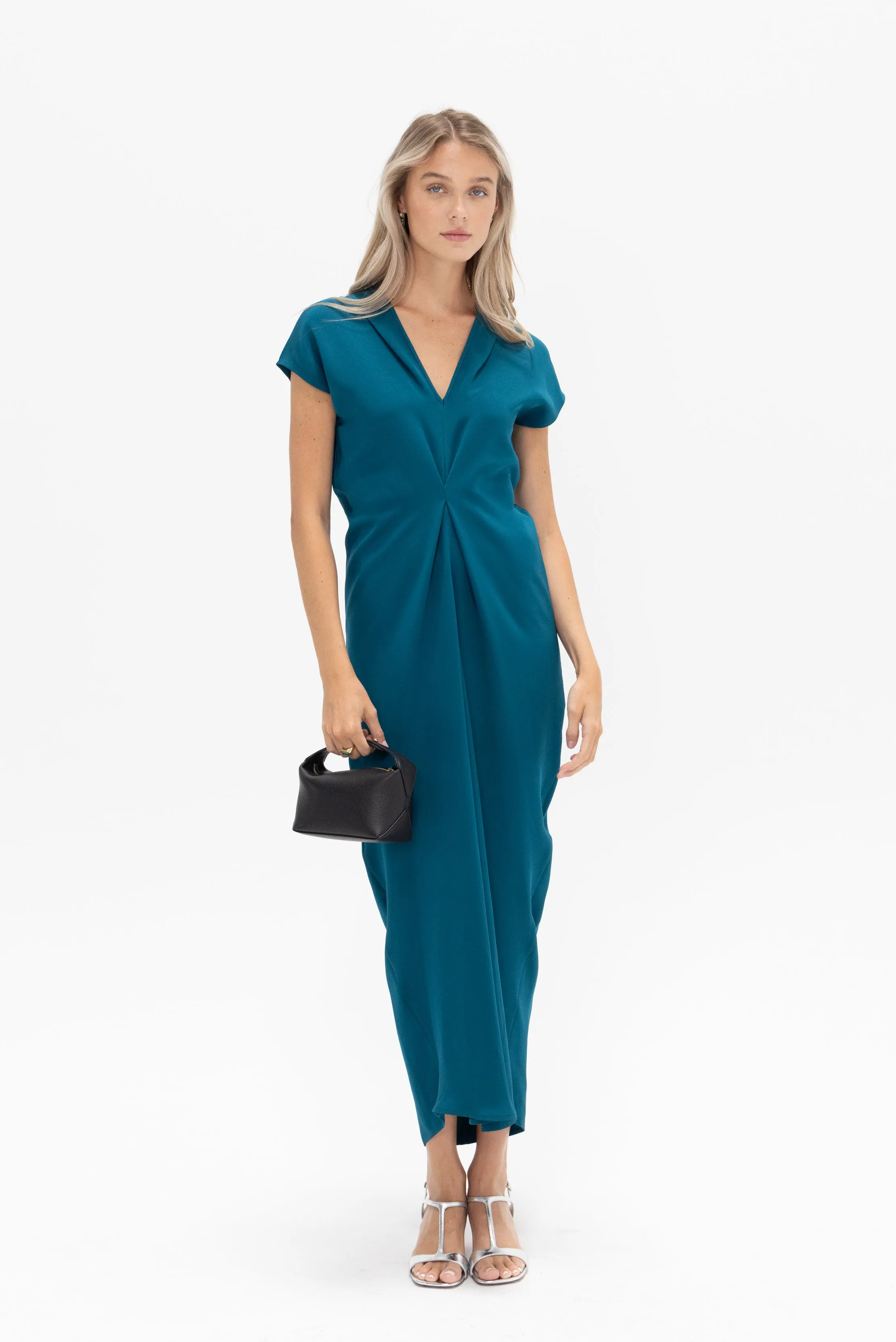 Long Muse Dress, Aegean