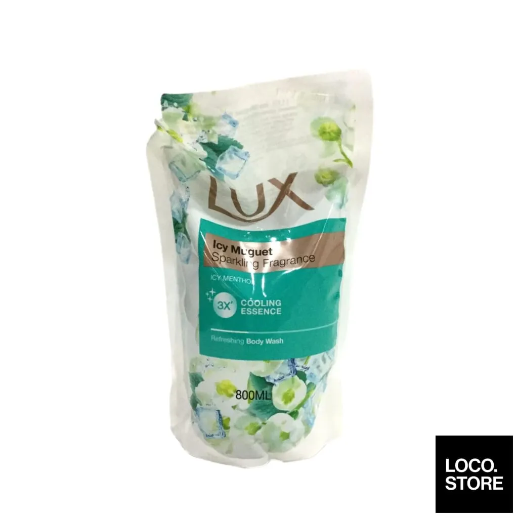 Lux Liquid Body Wash Icy Muguet Refill 800ml