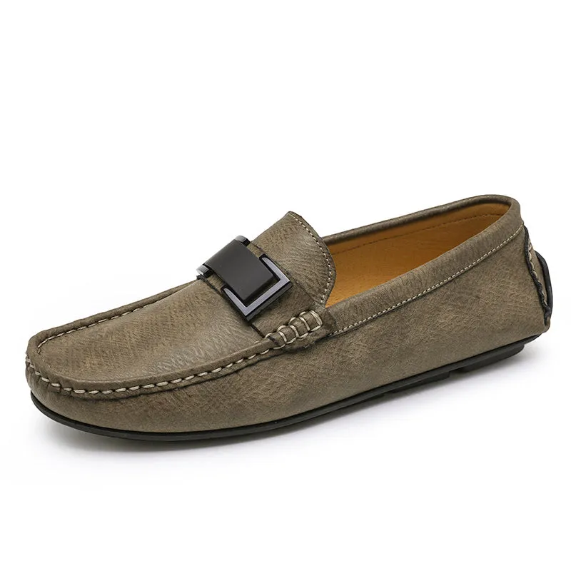 LuxLeather Casual Slip-ons Loafers