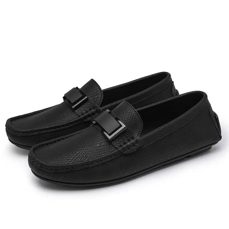 LuxLeather Casual Slip-ons Loafers