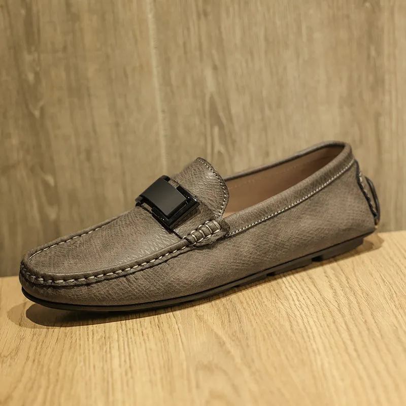 LuxLeather Casual Slip-ons Loafers