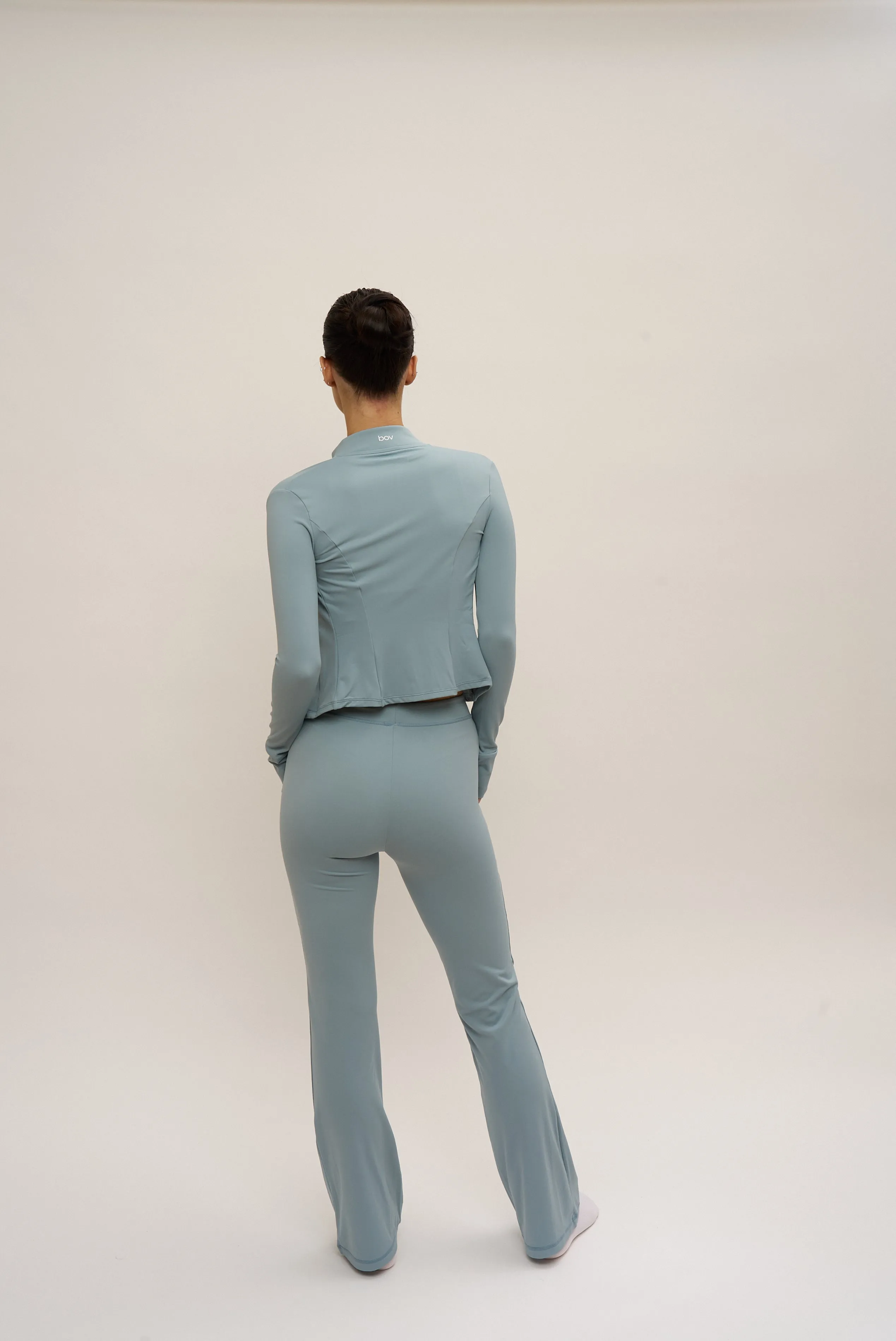 Maeve Flared Pants - Aqua