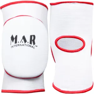 MAR-174A | White Elasticated Fabric Knee Pads