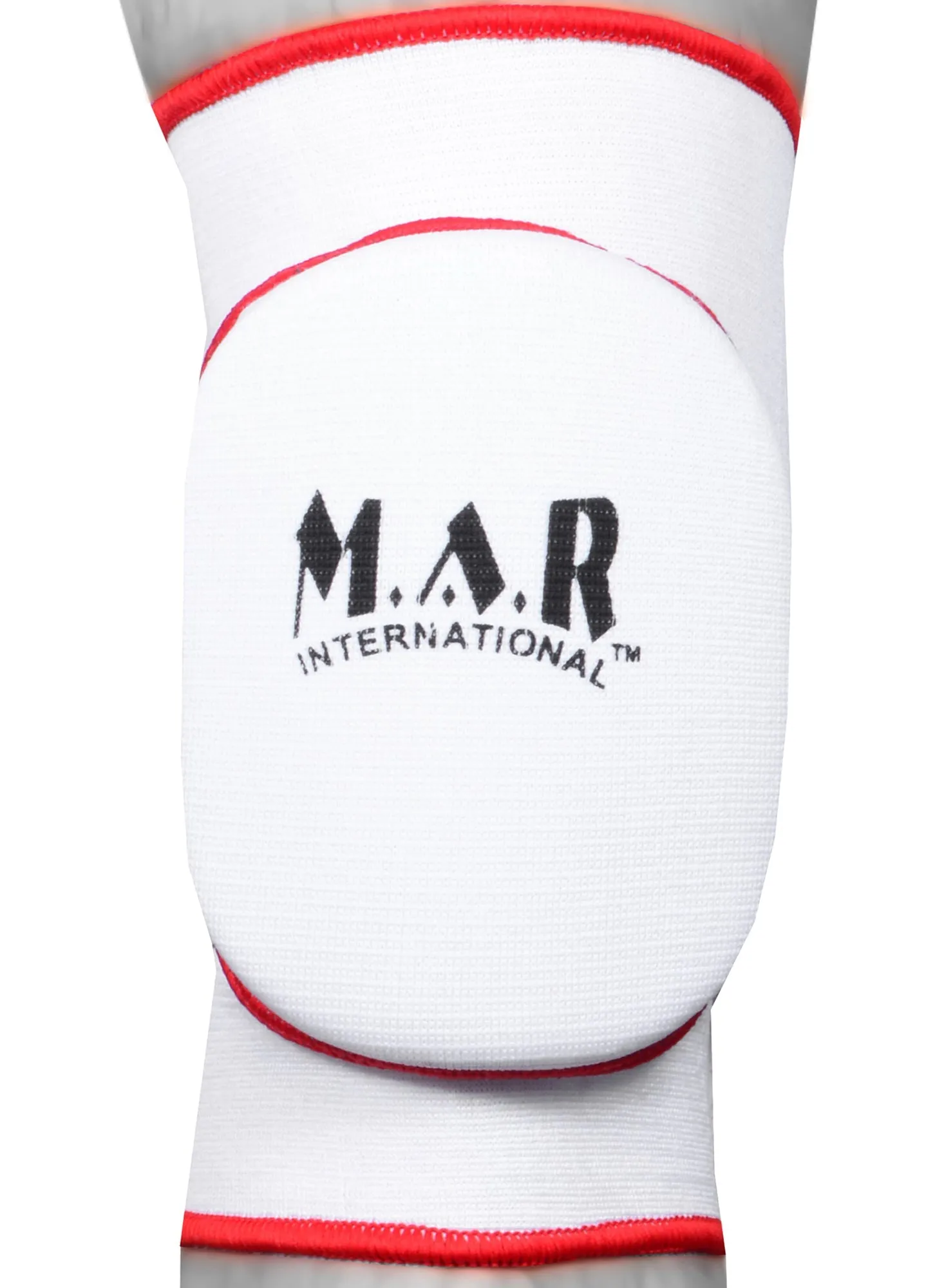 MAR-174A | White Elasticated Fabric Knee Pads