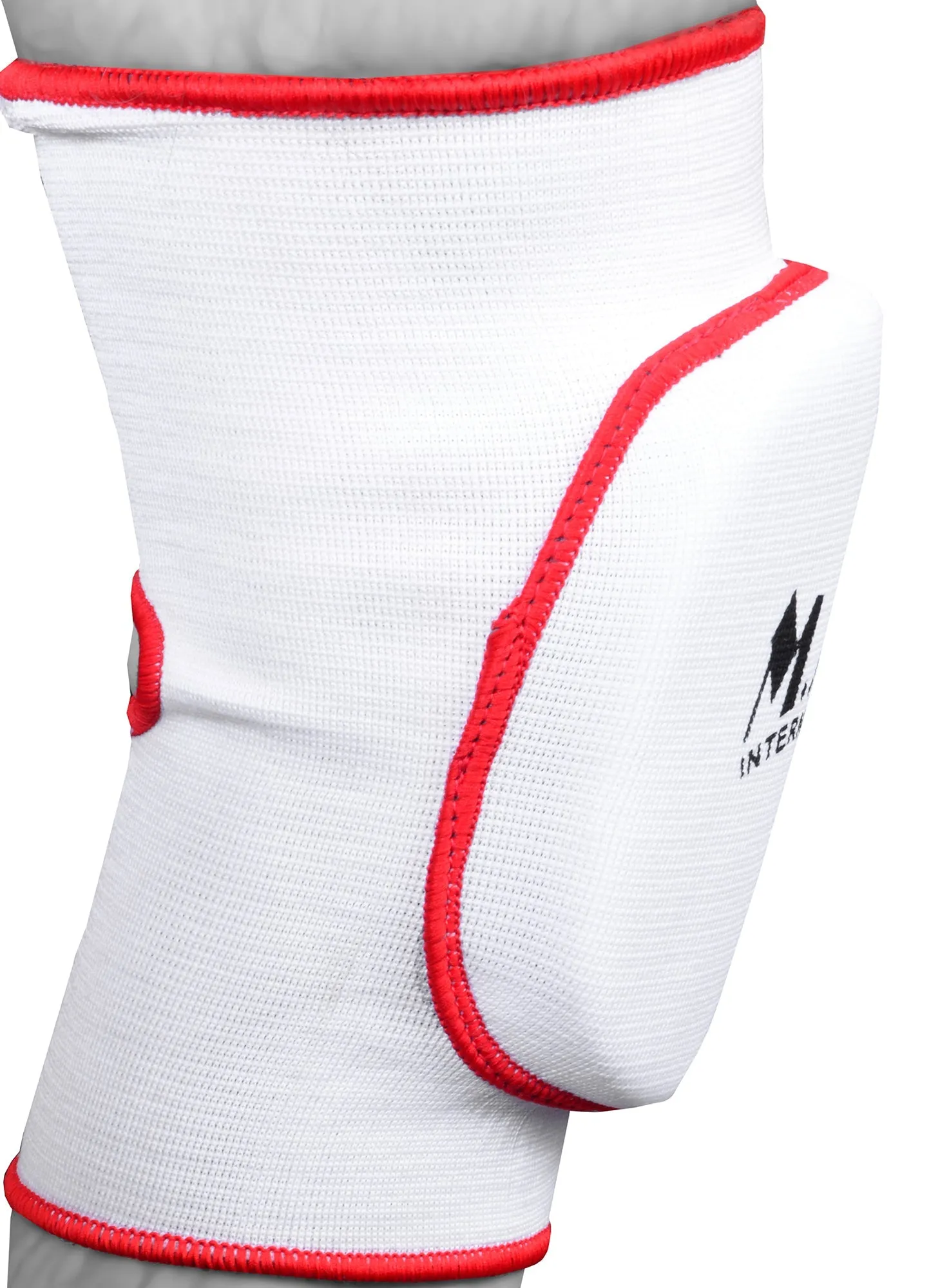 MAR-174A | White Elasticated Fabric Knee Pads