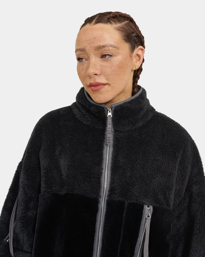 Marlene Sherpa Jacket II in Black by UGG