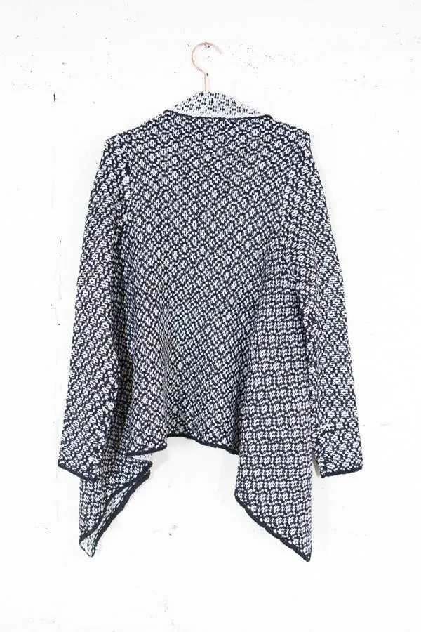 Melange Open Cardigan