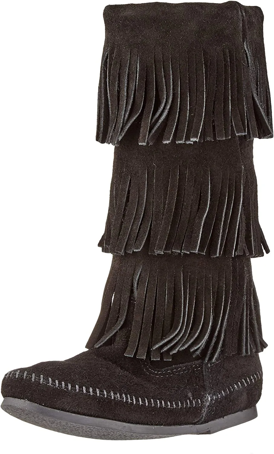 Minnetonka Women's 3-Layer Fringe Boot