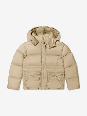 Moncler Enfant Girls Down Padded Careil Jacket