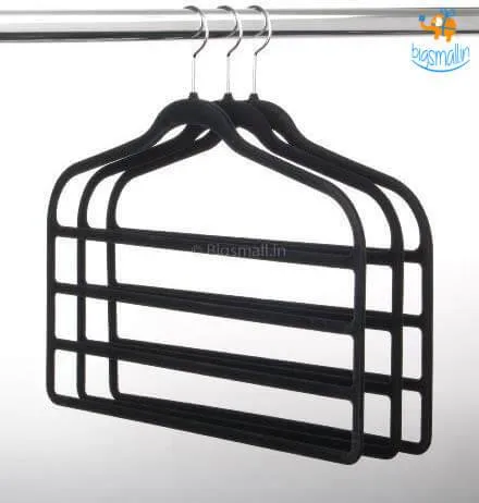 Multi-layer Cloth Hanger (Black)