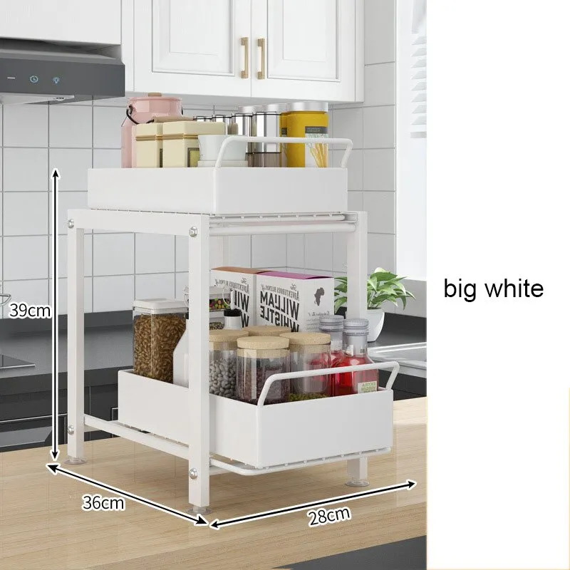 Multi-Layer Under Sink Cabinet Organizer Shelf