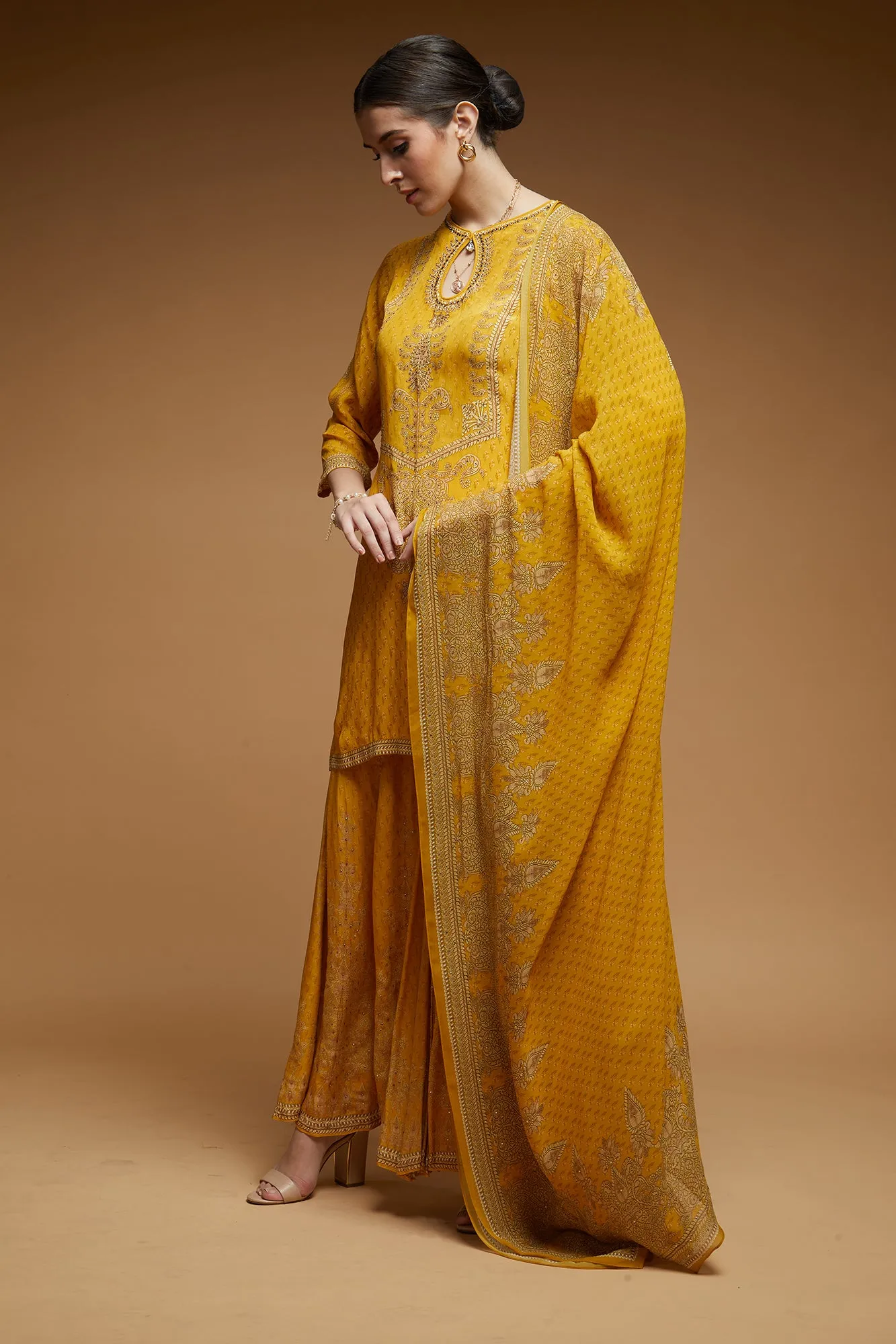 Mustard Color Sharara