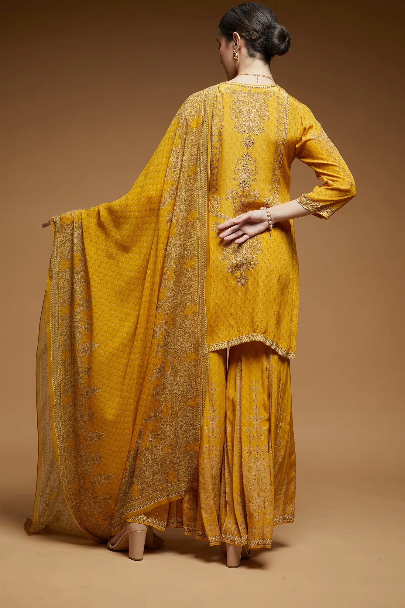 Mustard Color Sharara