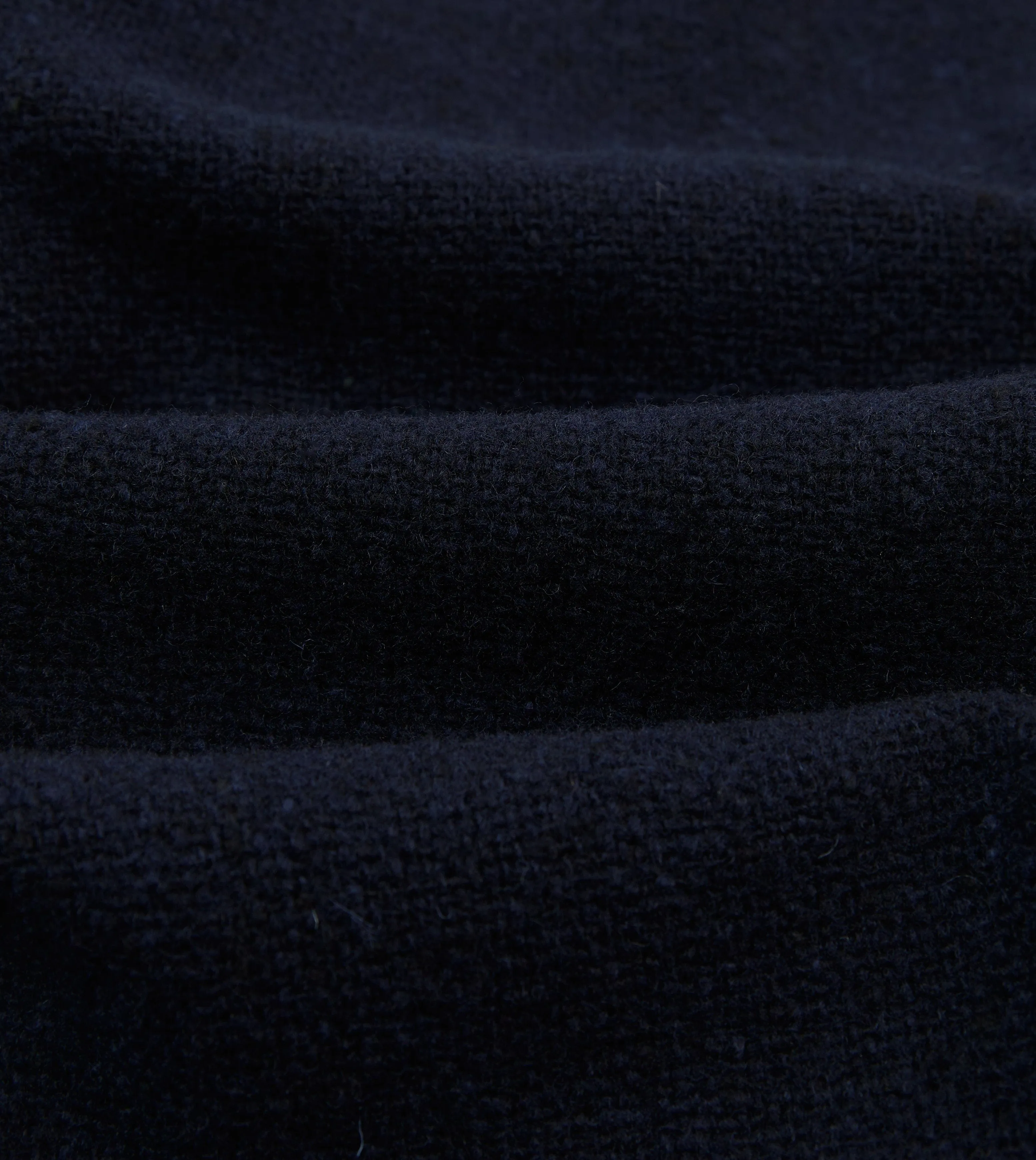 Navy Donegal Wool Raglan Coat