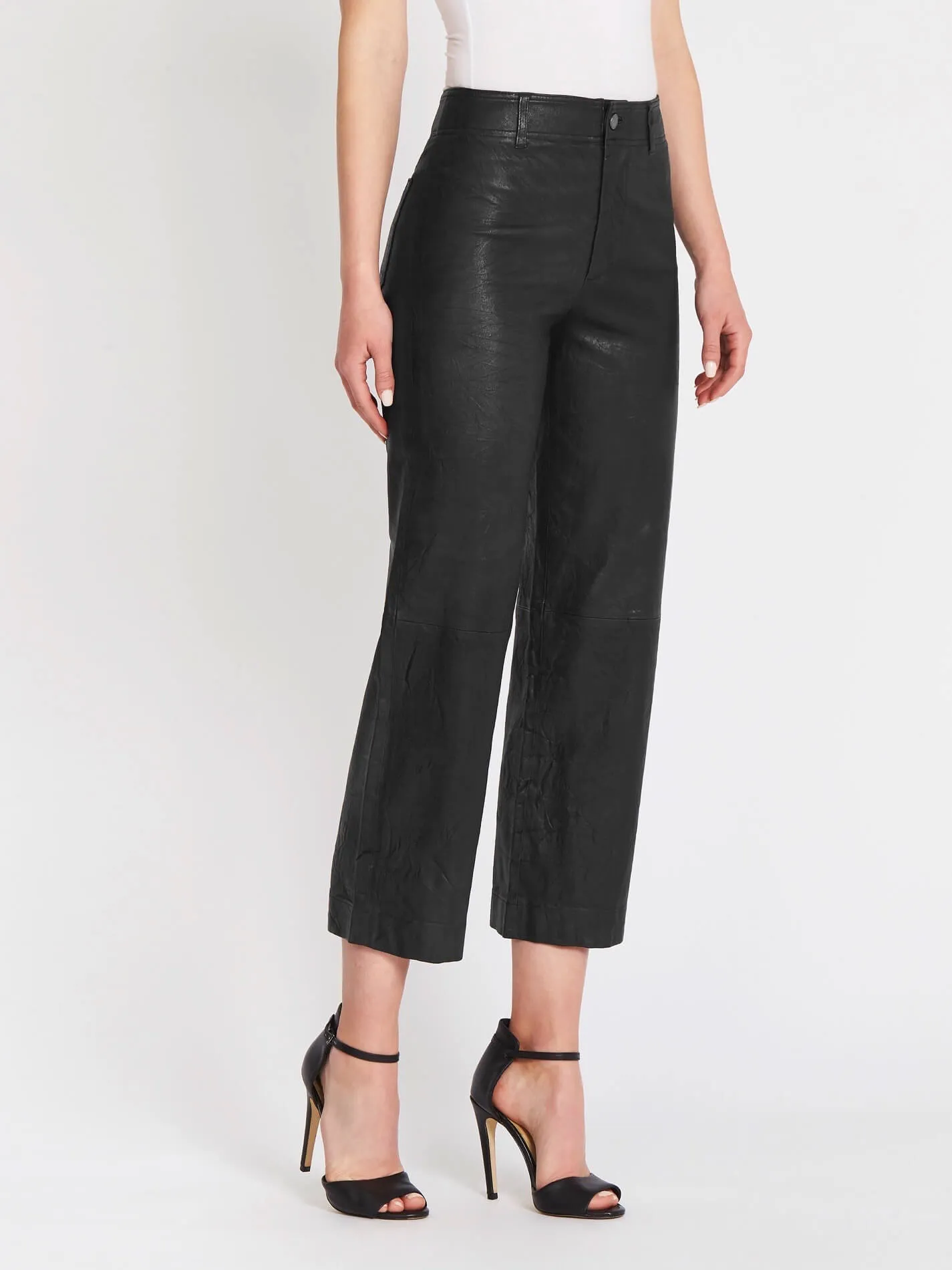 Nellie Culotte Leather Pants