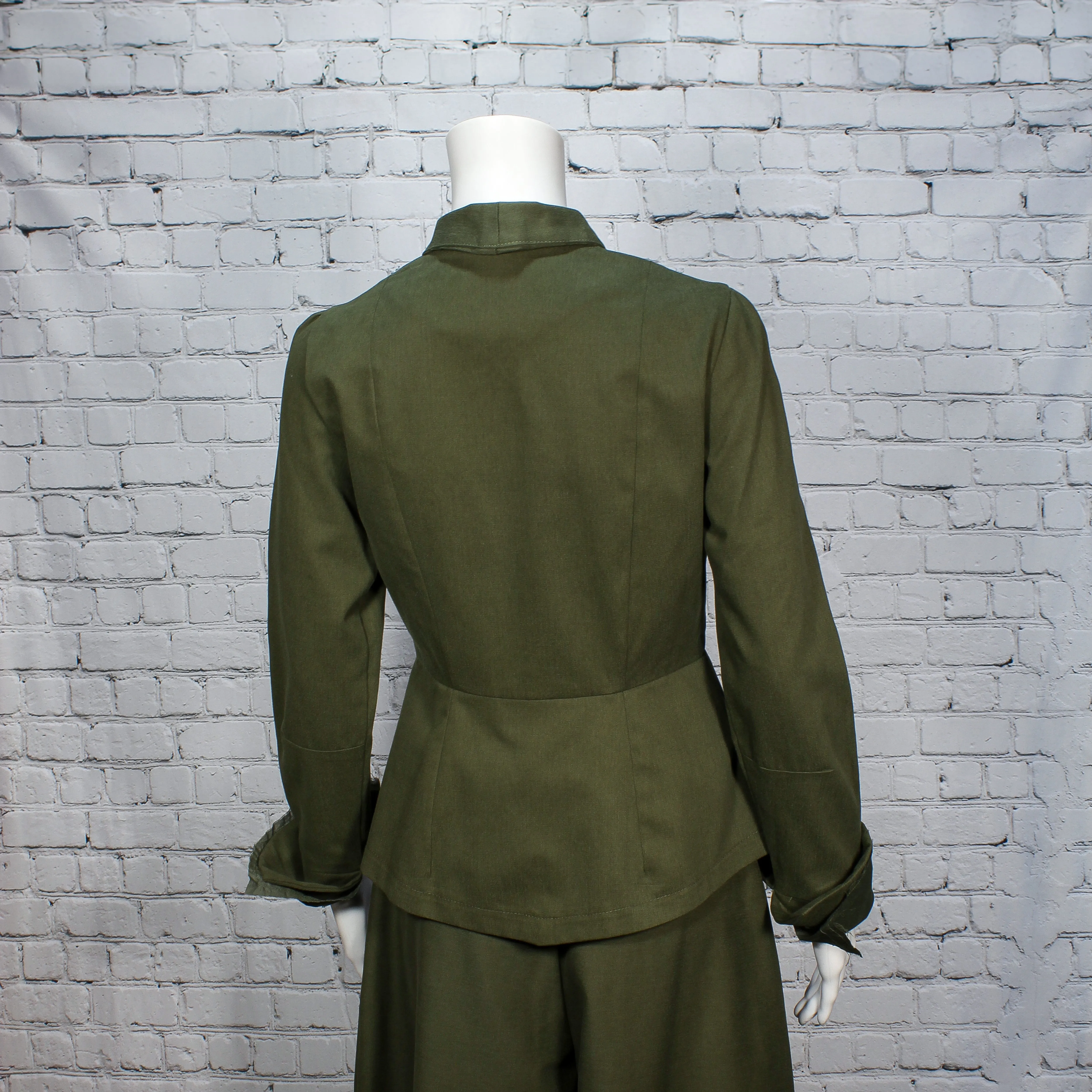 NEW! Raven Jacket in Olive by Kim Schalk