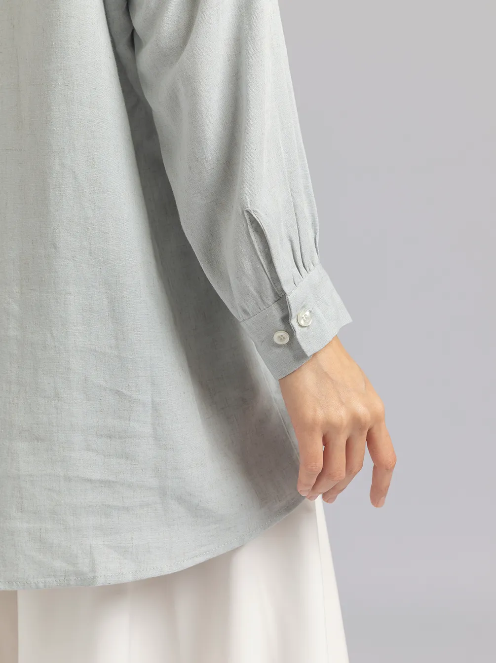 NUNA TOP PLAIN ICY GREY