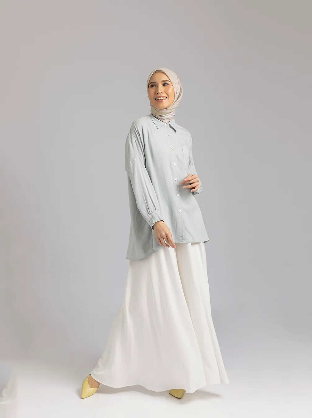 NUNA TOP PLAIN ICY GREY