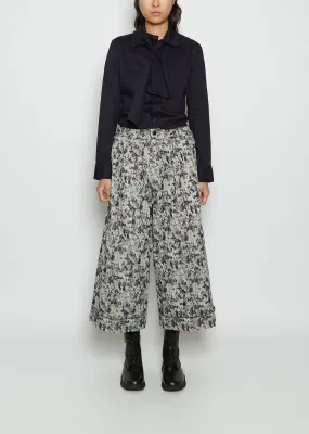 O-Front Tuck Mackin Jacquard Pant