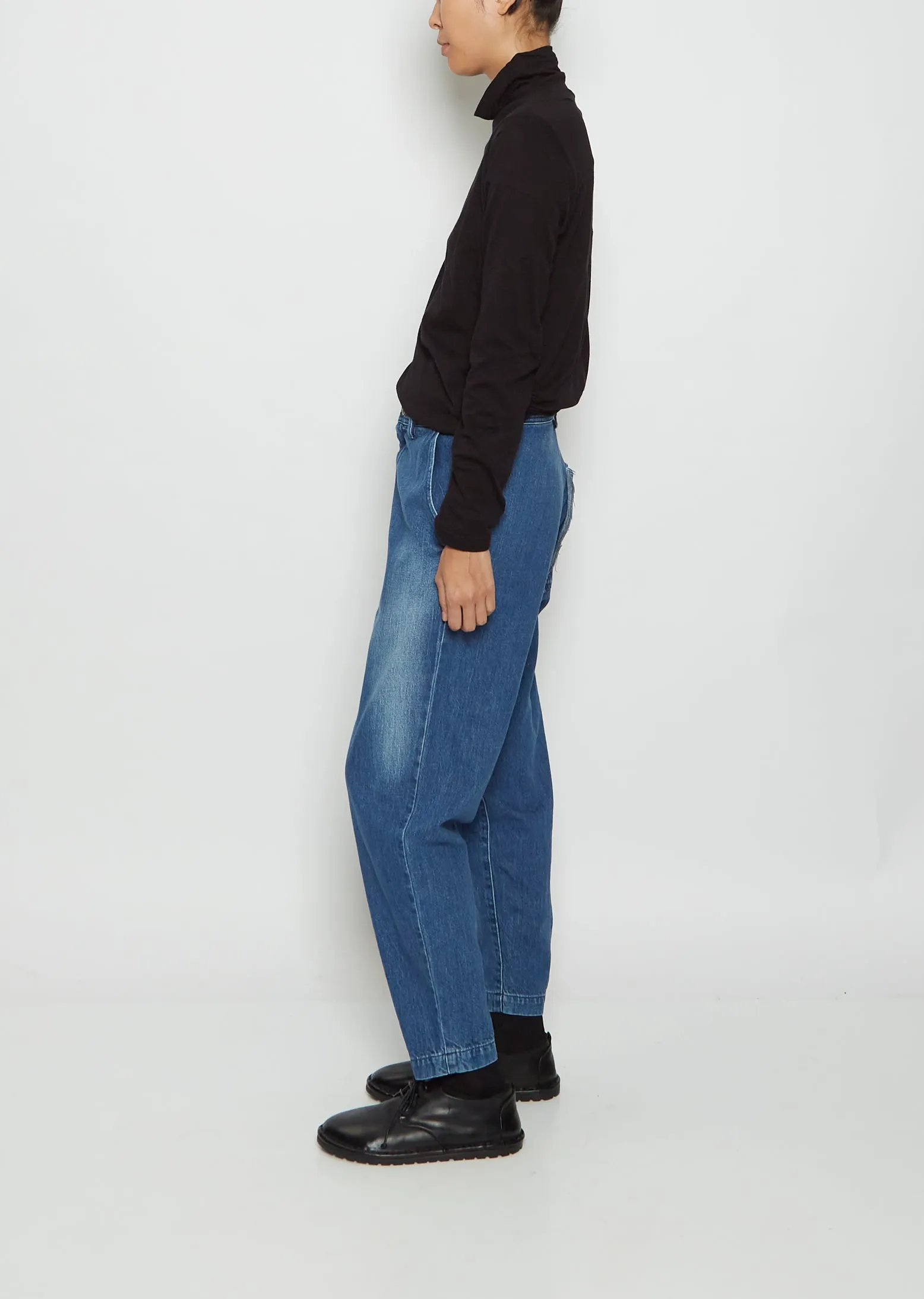 O-Waist String Slim Pant