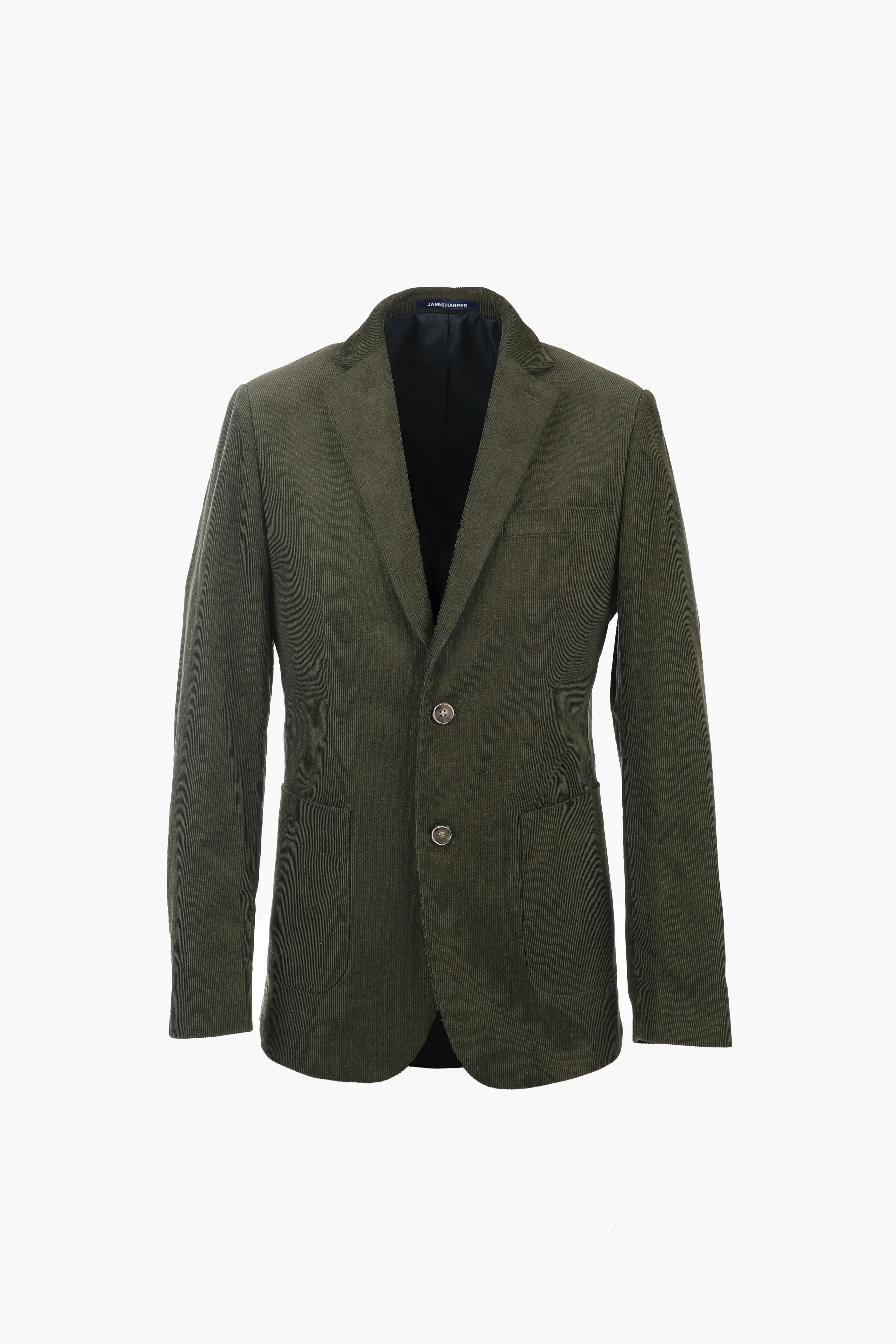 Olive Corduroy Patch Pocket Blazer