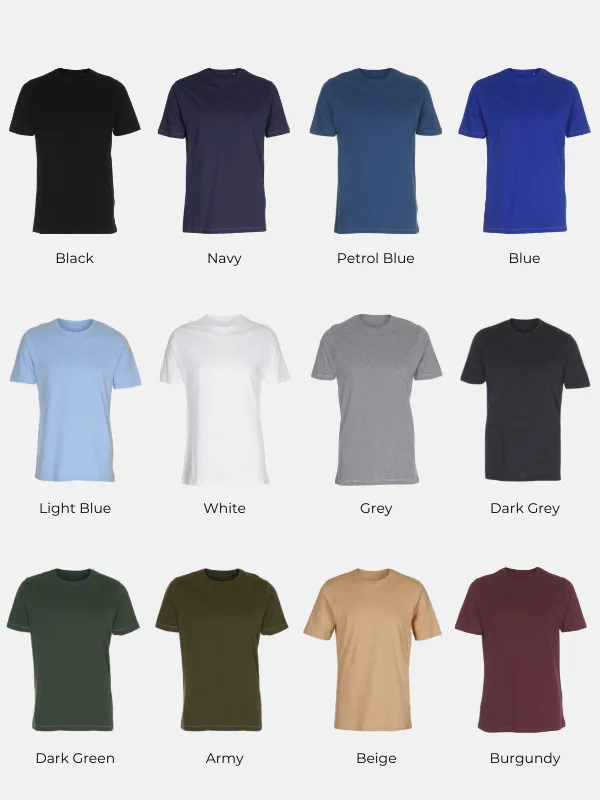 Organic Basic T-Shirts – Package Deal 9 pcs. (email)