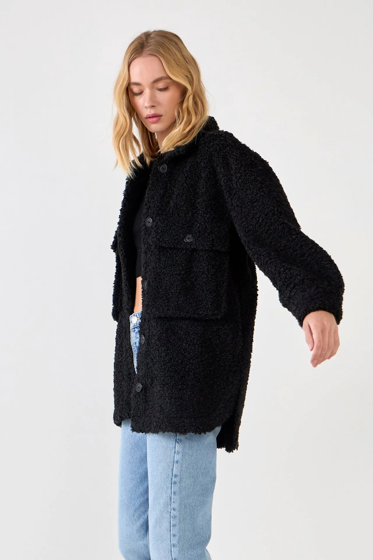 Oversized Sherpa Jacket