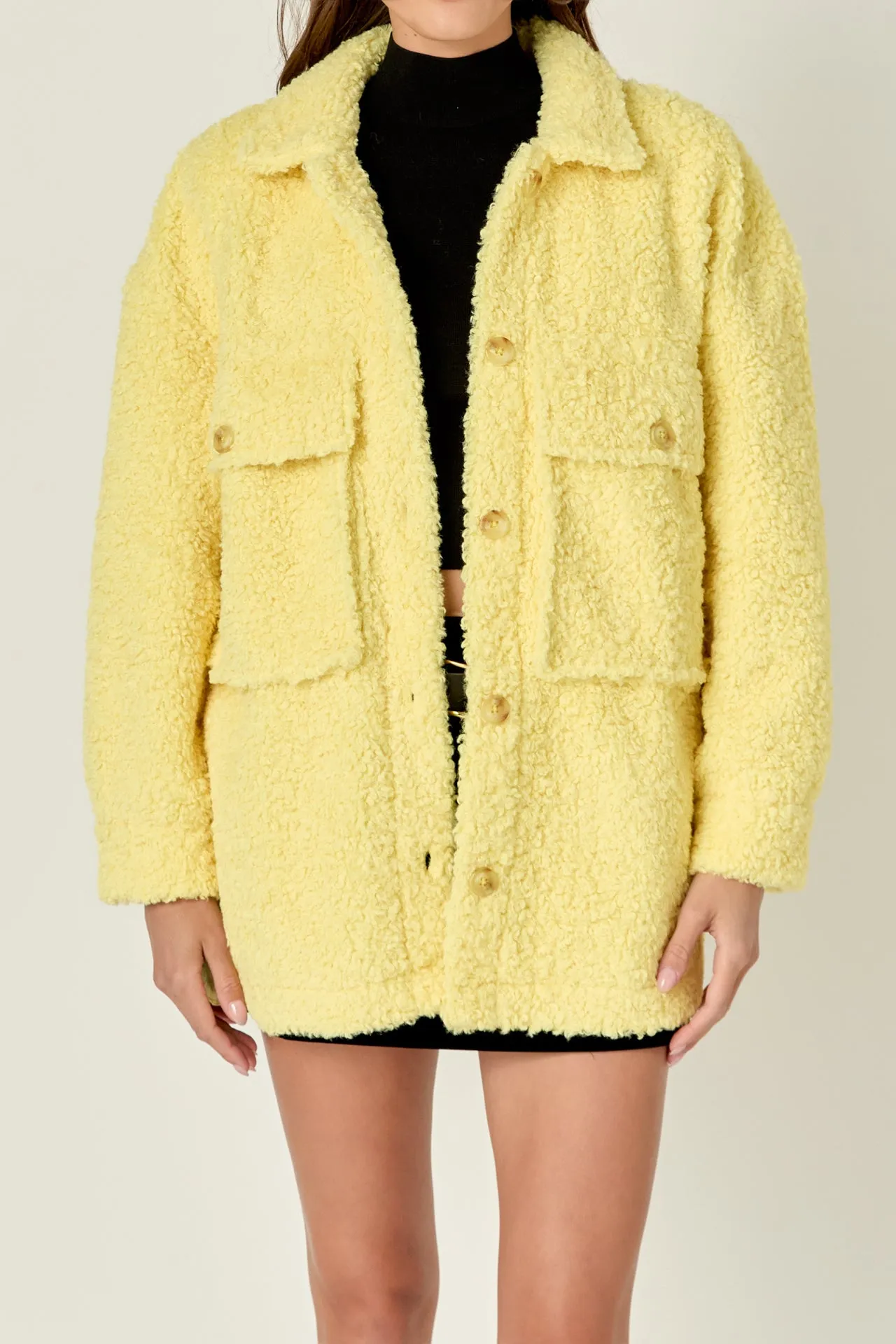 Oversized Sherpa Jacket