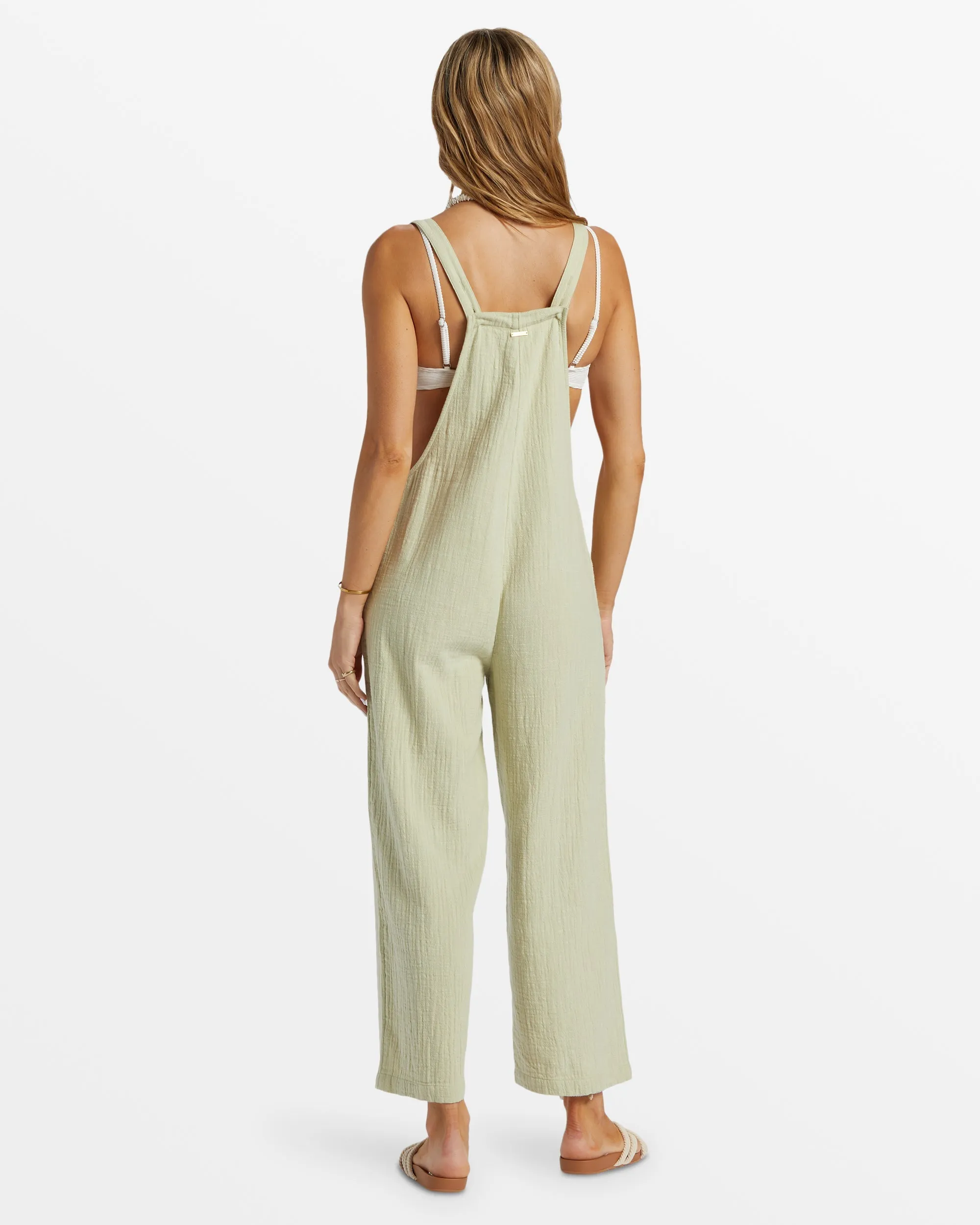 Pacific Time Jumpsuit - Light Avocado