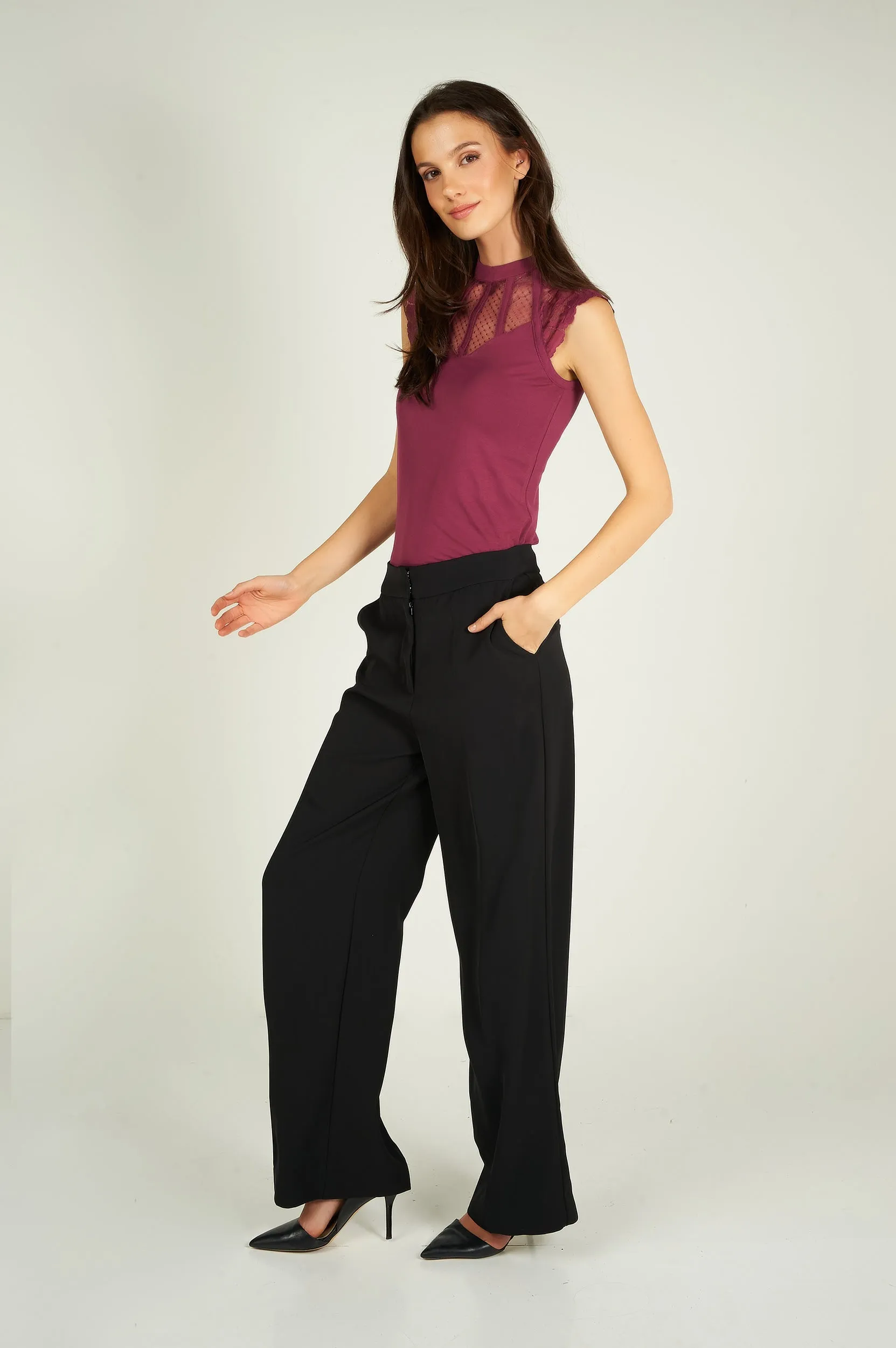 Pantalon à jambe large - MYLA - (E-A11)