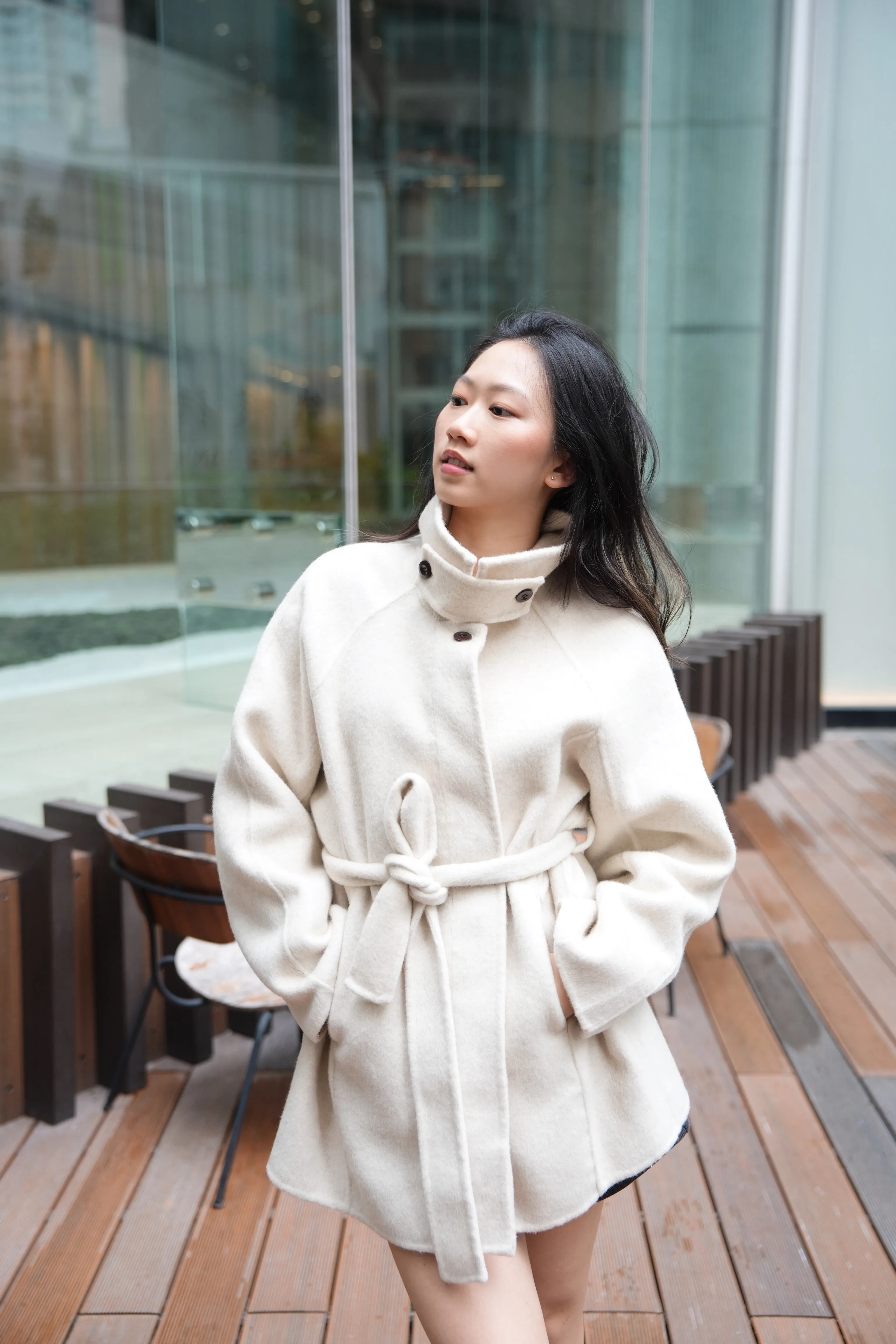 【Premium Made】Timeless Belted Wool Coat