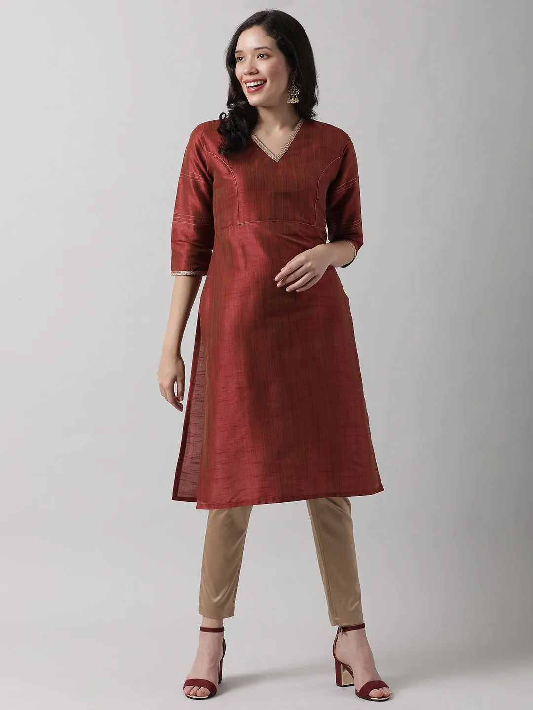 Raabta V-Neck Kurta