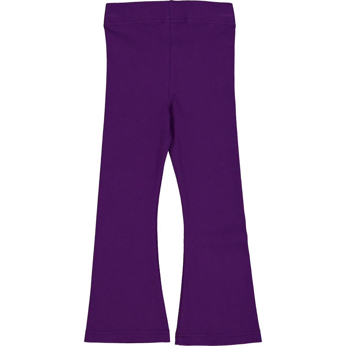 Ribbed flare pants- sonic purple