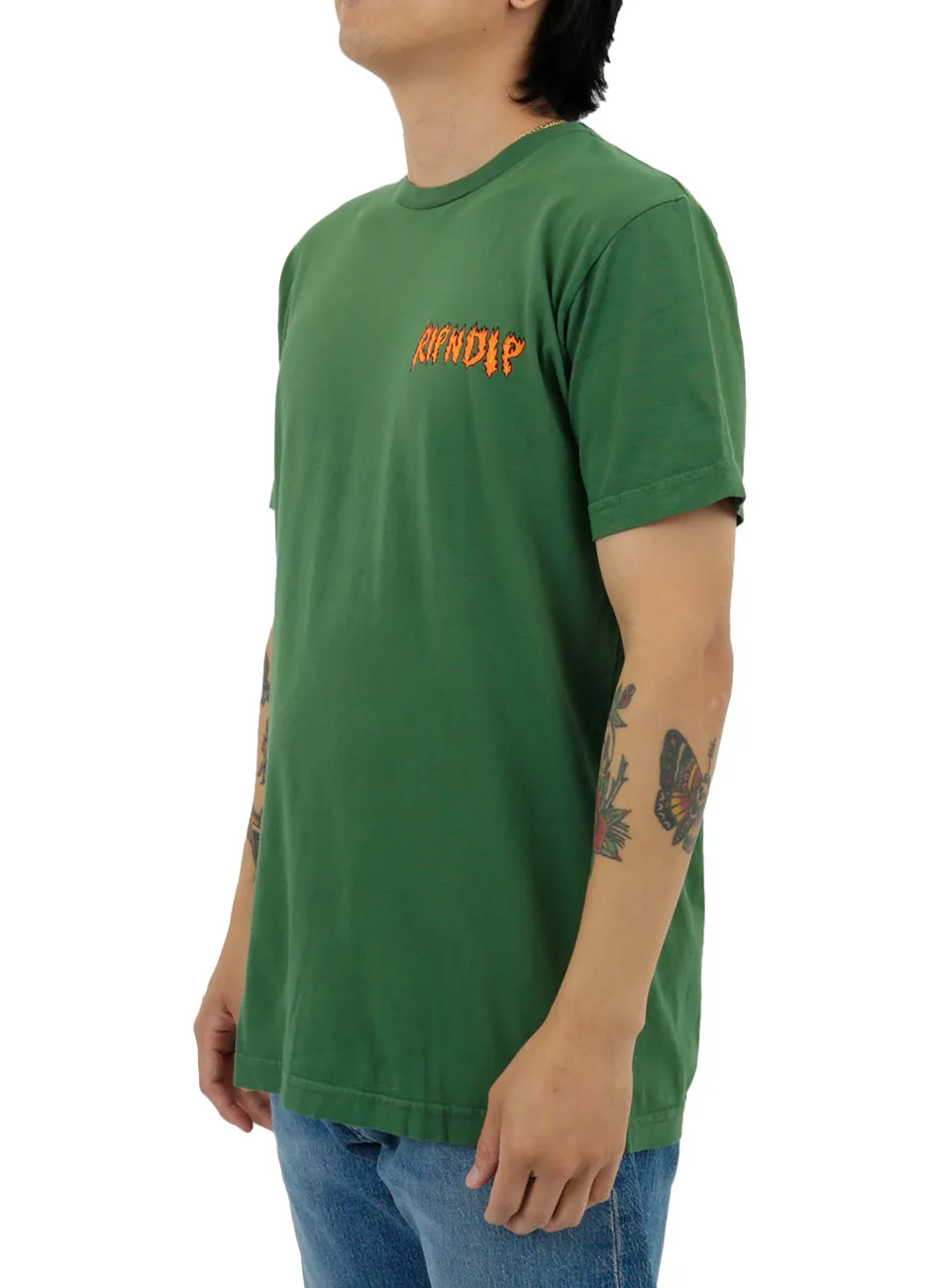 RIPNDIP Olive Burn Tee