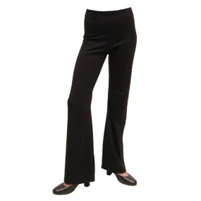 SALE - MDANNI - MATT LYCRA JAZZ PANTS / TROUSERS - LONG LEG LENGTH - BLACK