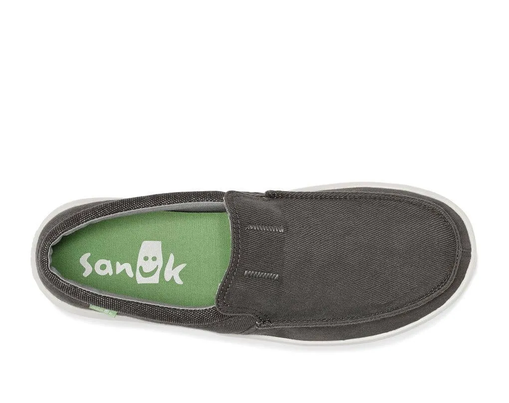 Sanuk Mens Hi Bro Lite Washed Black