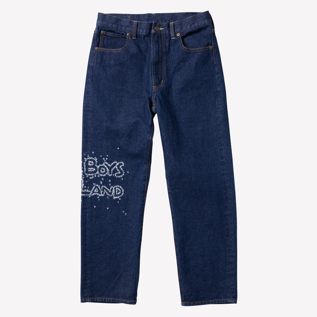 SASHIKO DENIM PANTS