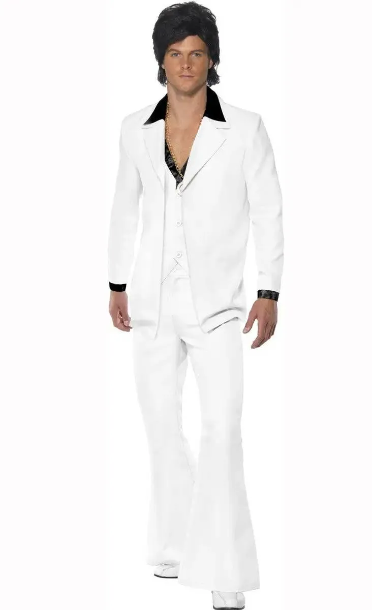 Saturday Night Fever Mens Plus Size 70s Costume