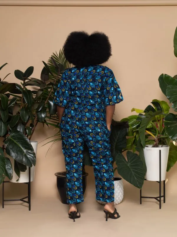 Sea Goddess Cargo Jumpsuit