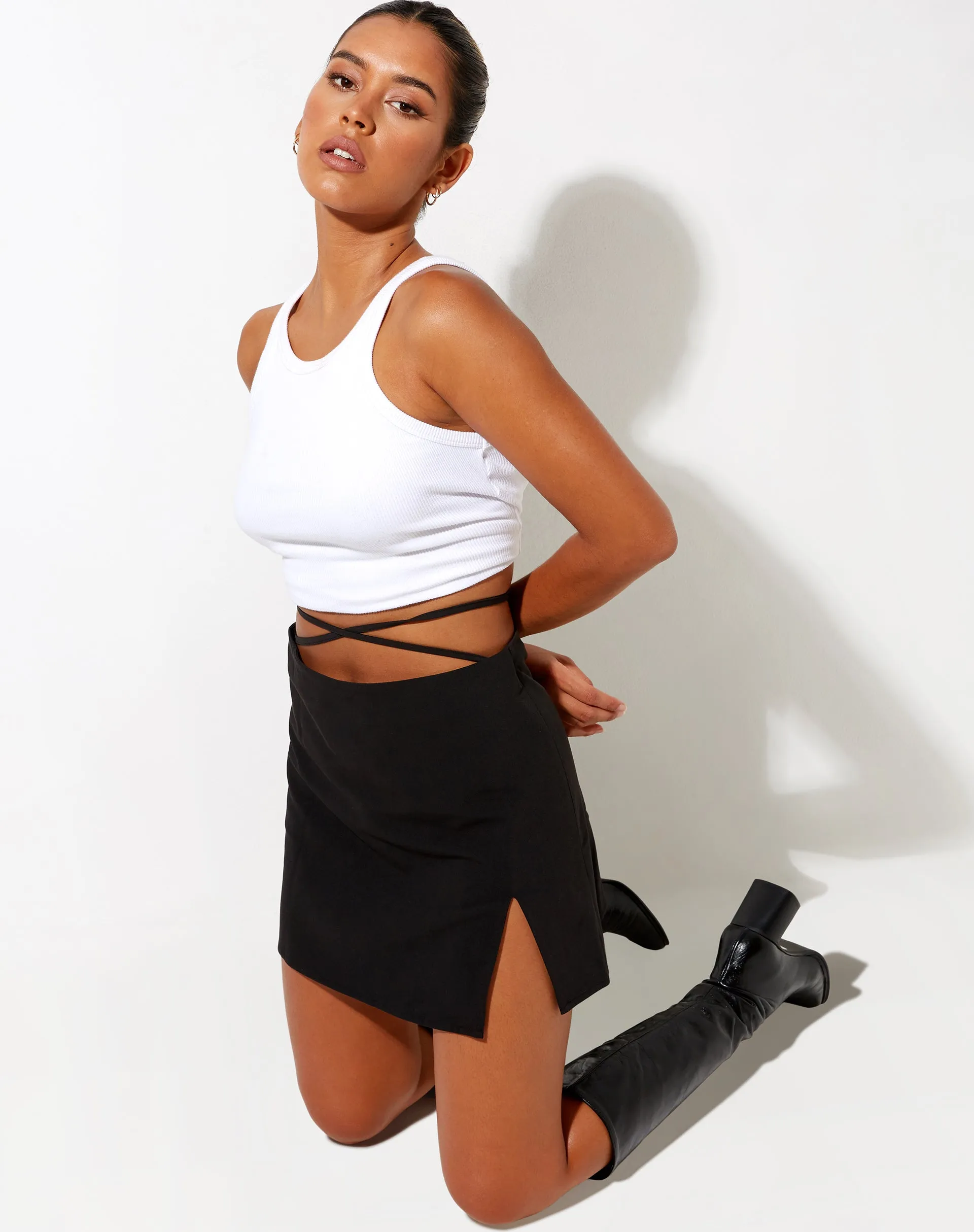 Sheva Mini Skirt in Black