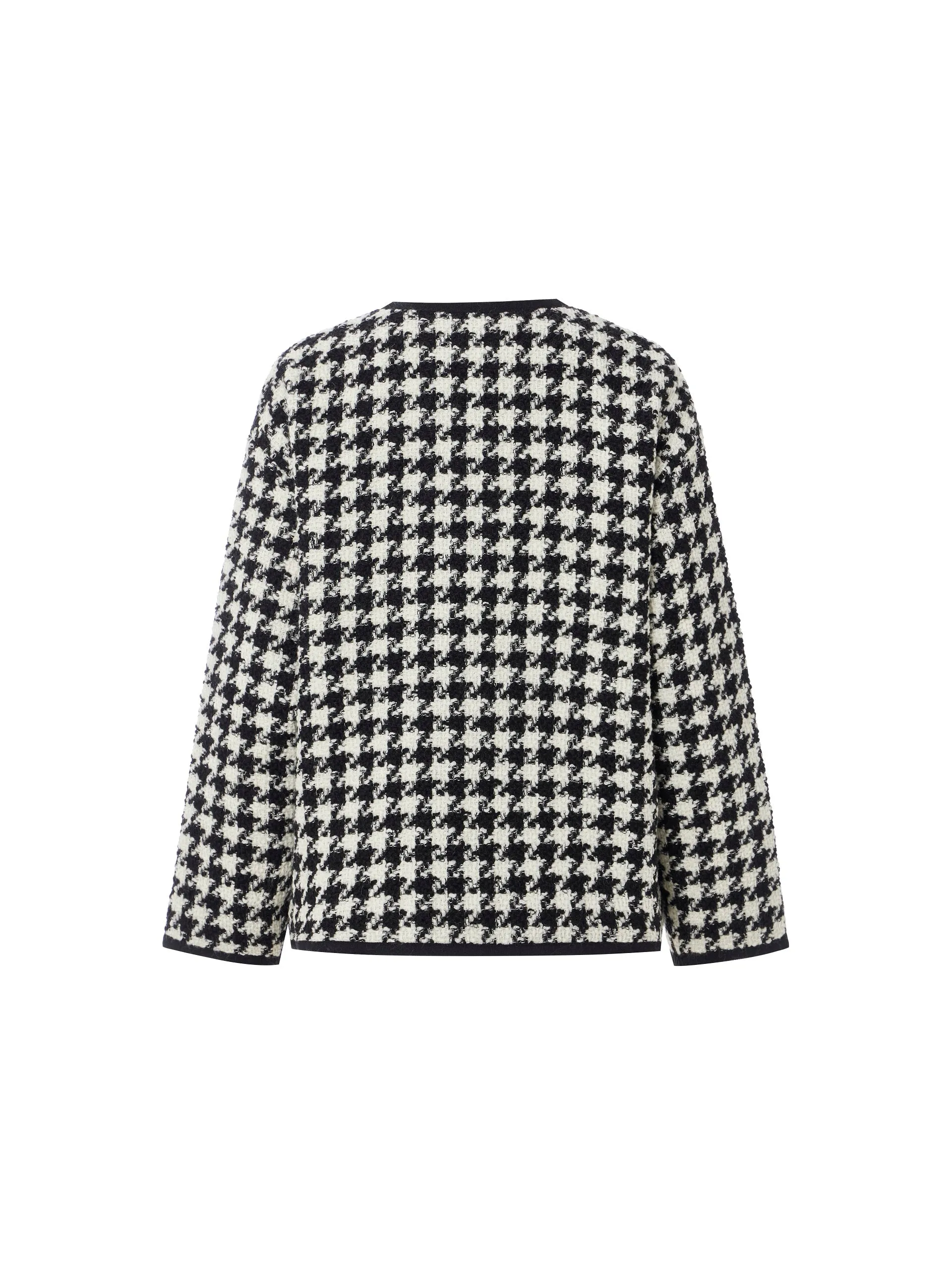 Short Houndstooth Coat