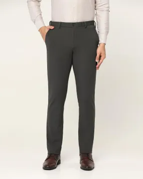 Slim Fit B-91 Formal Olive Textured Trouser - Reader