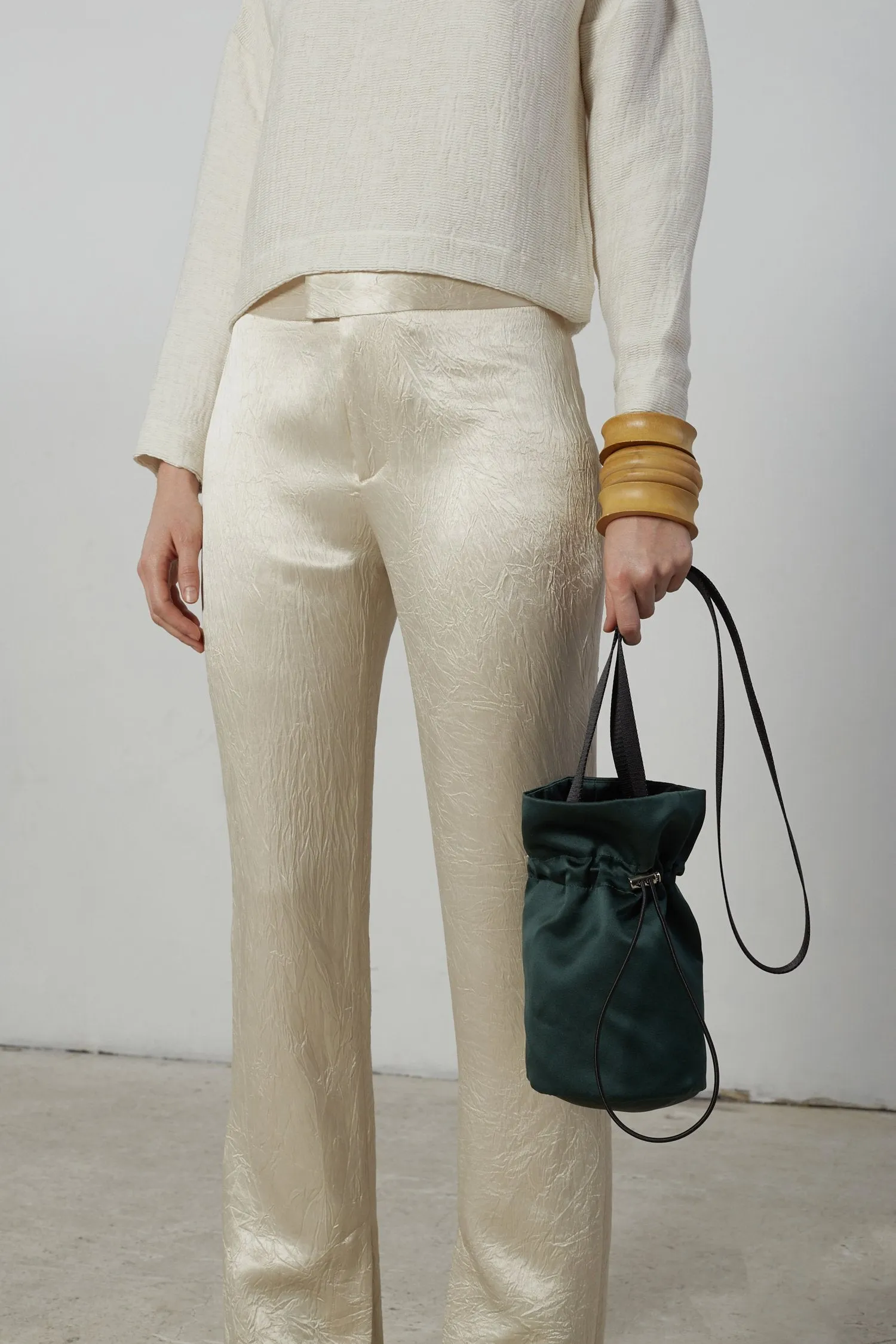 Slit Hem Pants - Sand