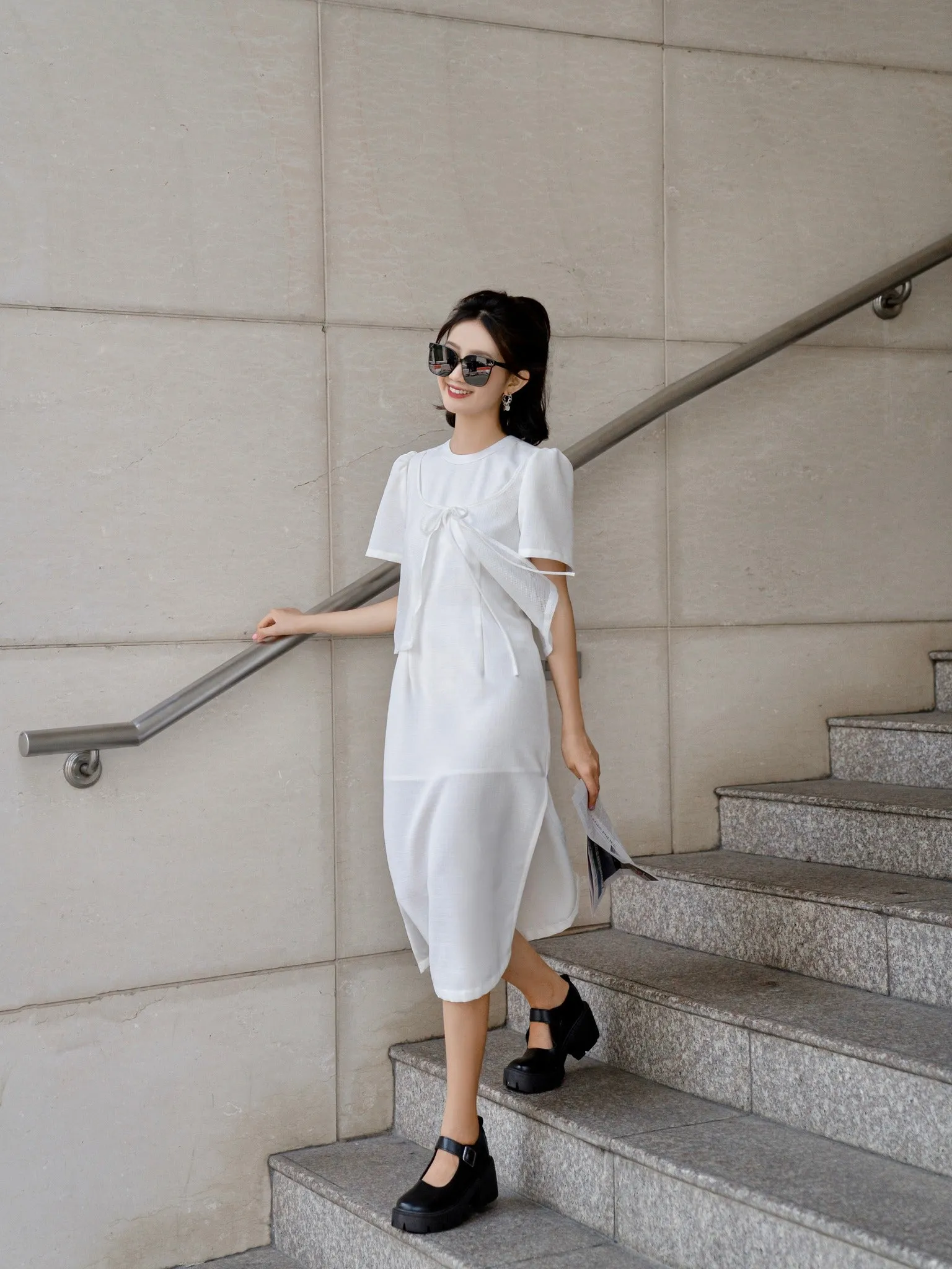 Solar Pure White Jumpsuit Dress - Gu Fashion | Vietnam Fashion Store