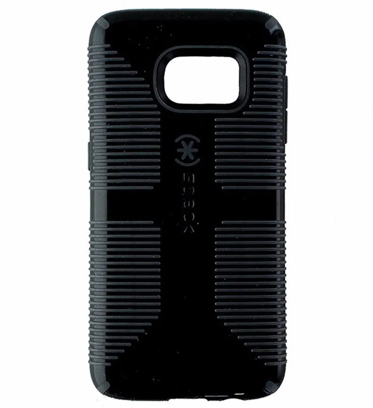 Speck CandyShell Grip Hybrid Case for Samsung Galaxy S7 - Black / Dark Gray