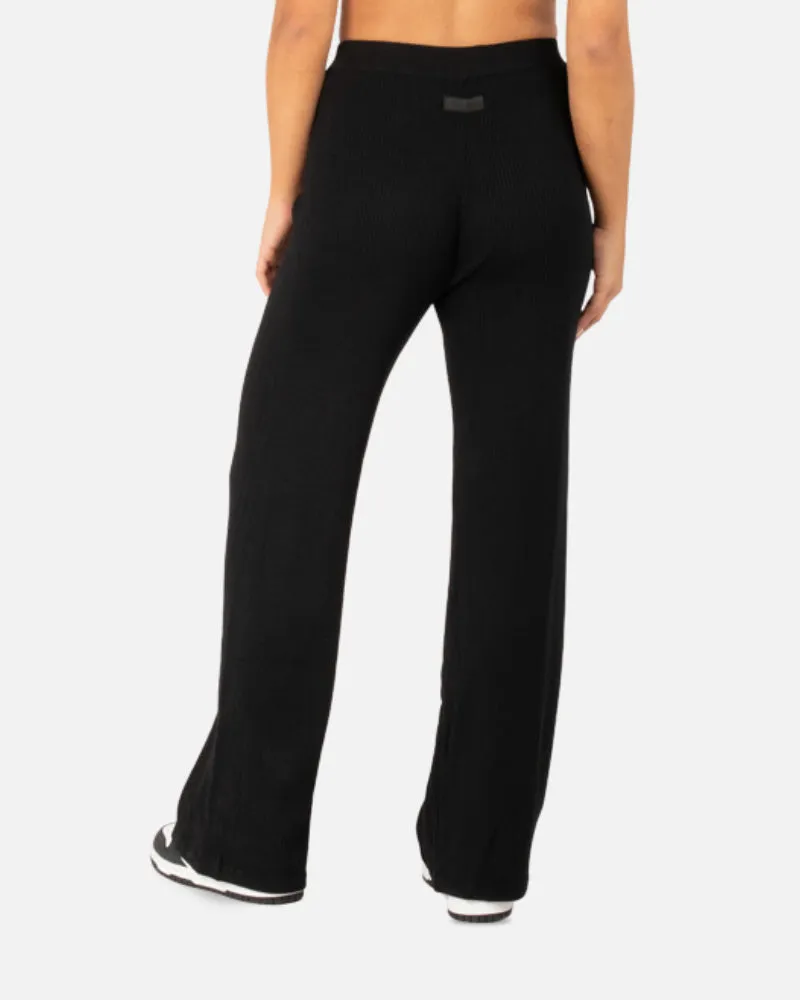 SSS REALISM MAISON RIB PANTS BLACK