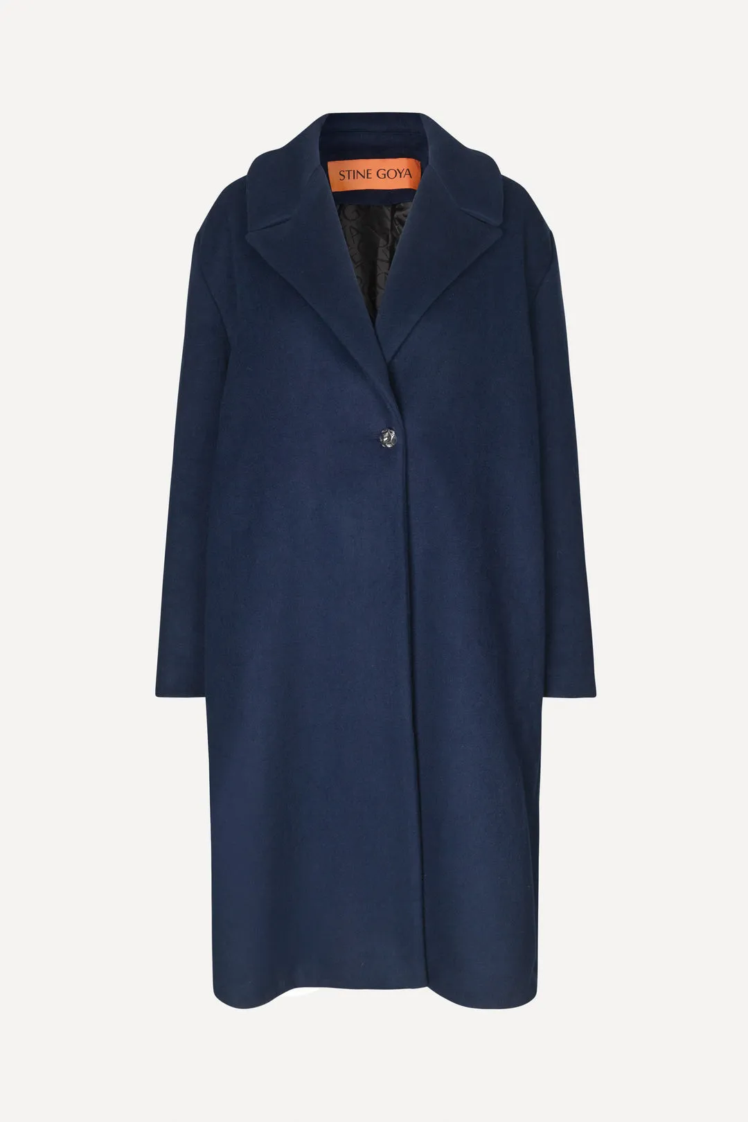 Stine Goya Kamari coat Berry Blue