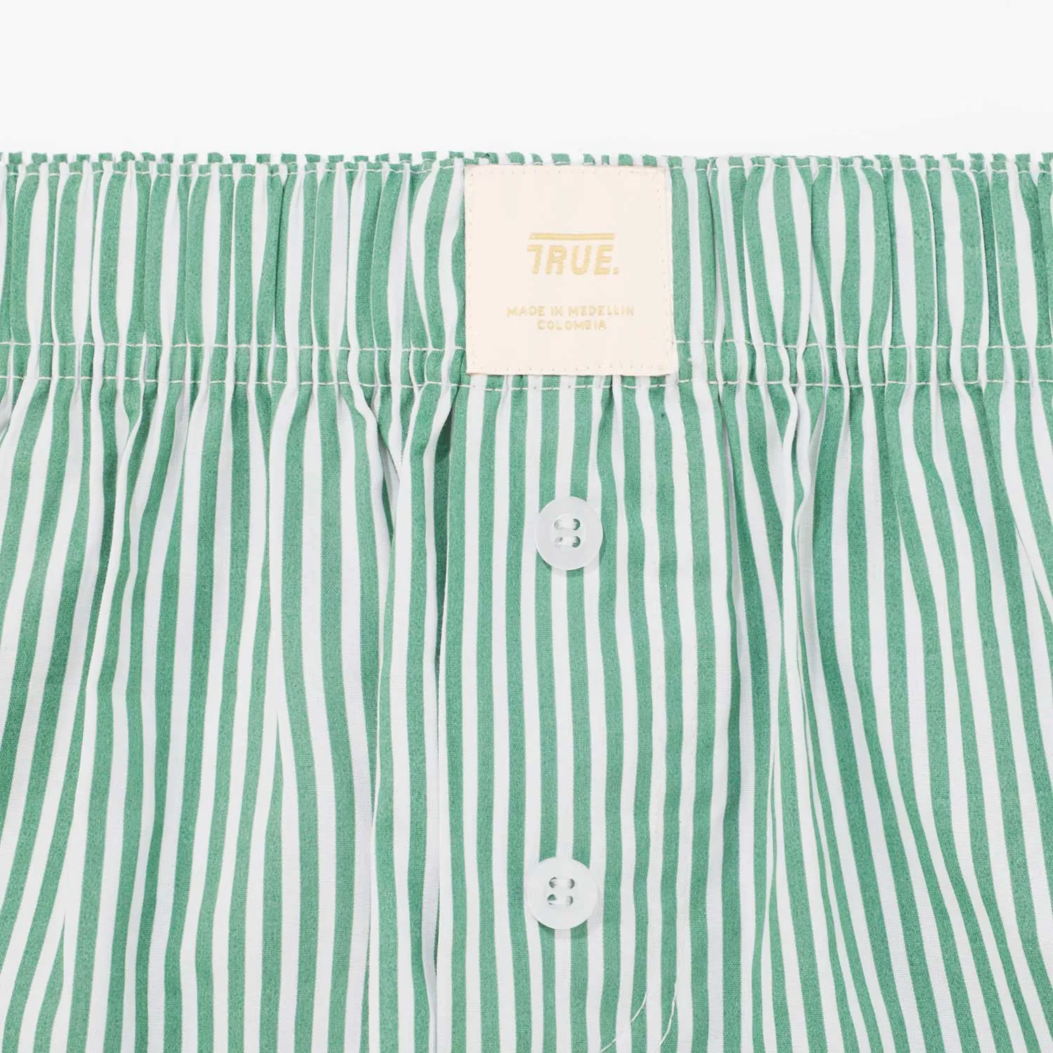 Striped Shirts & Boxers Set - Green