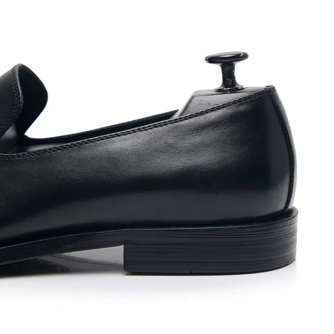 TasselLux Exotic Leather Oxford Dress Loafers